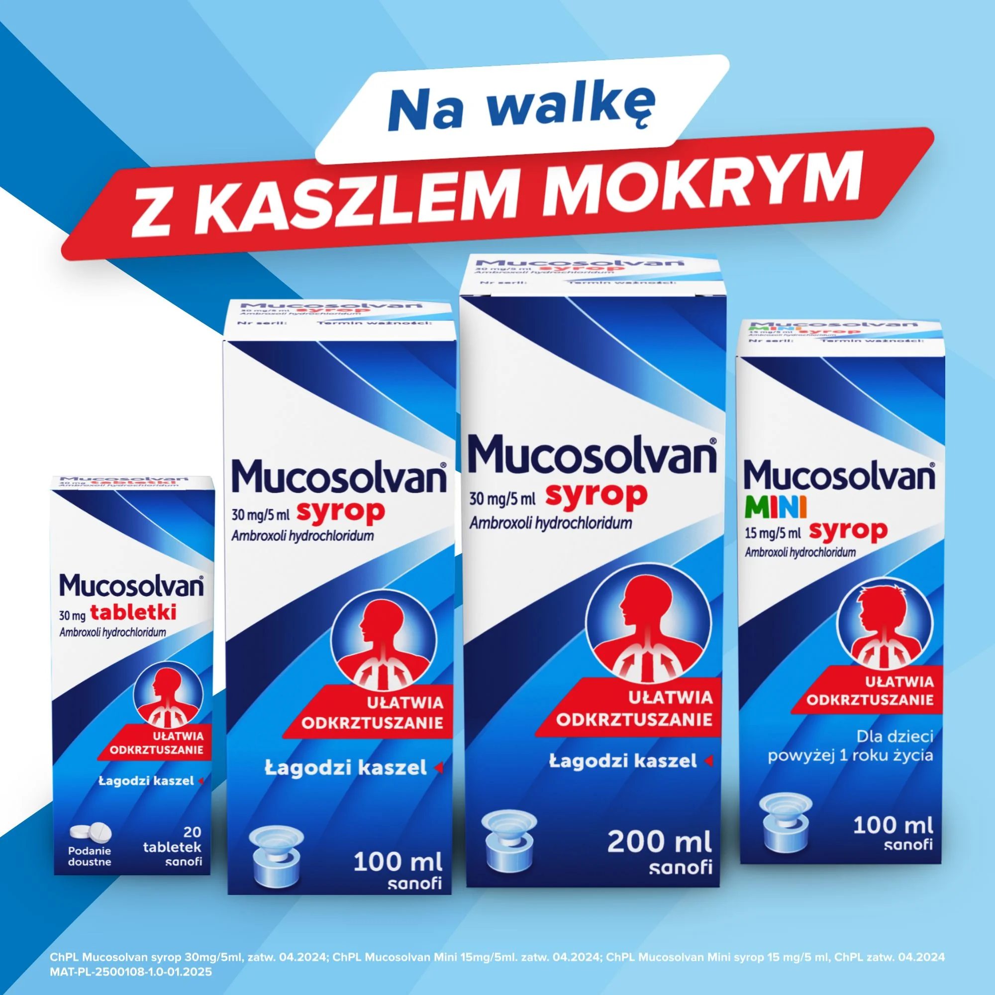Mucosolvan Ambroxoli hydrochloridum 30 mg/5 ml syrop, 100 ml