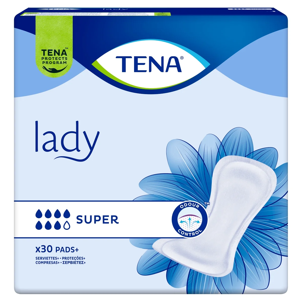 TENA Lady Super podpaski specjalistyczne, 30 sztuk