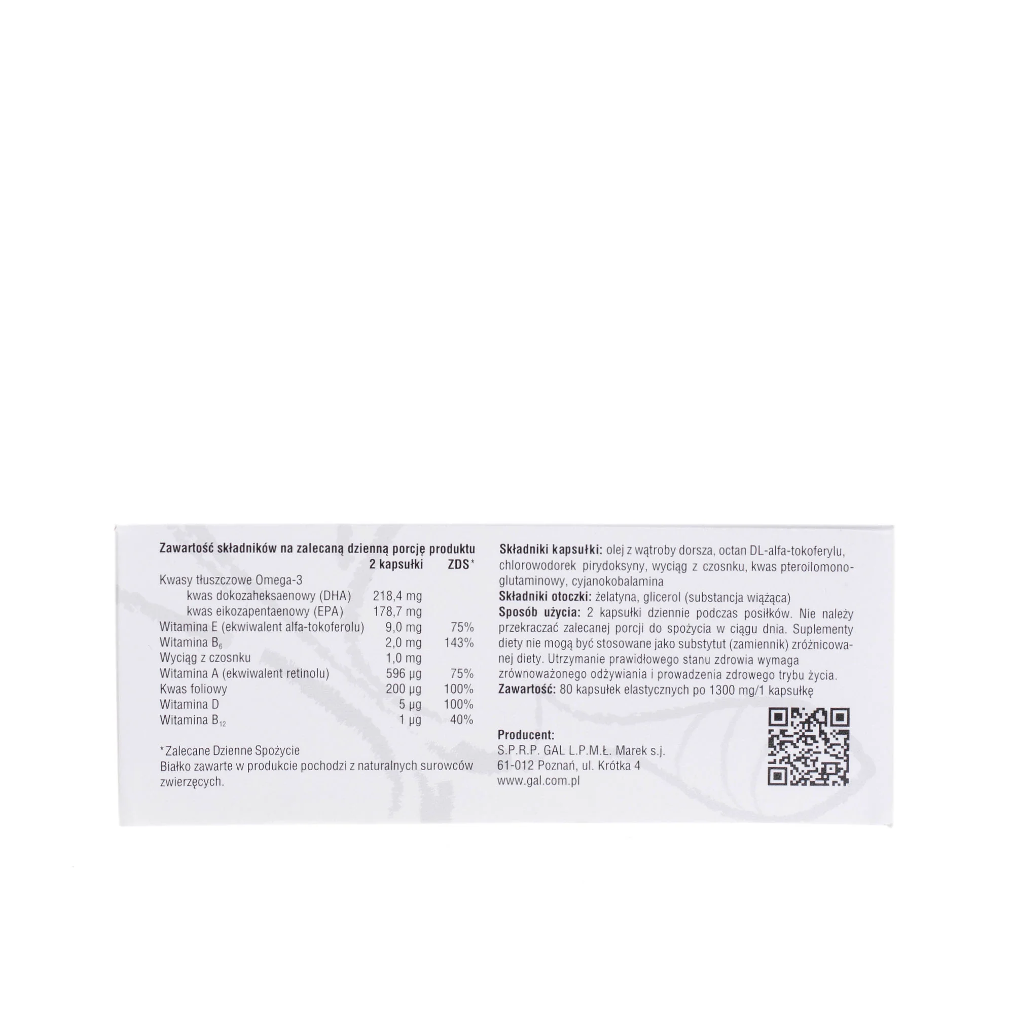 Tranvit + czosnek 80 kapsułek
