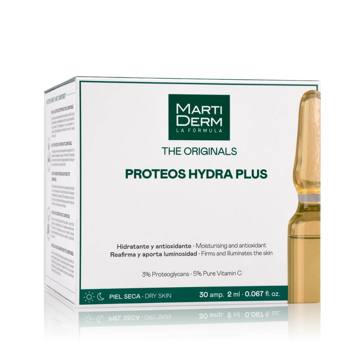 MartiDerm The Originals Proteos Hydra Plus serum nawilżające z antyoksydantami, 30 ampułek