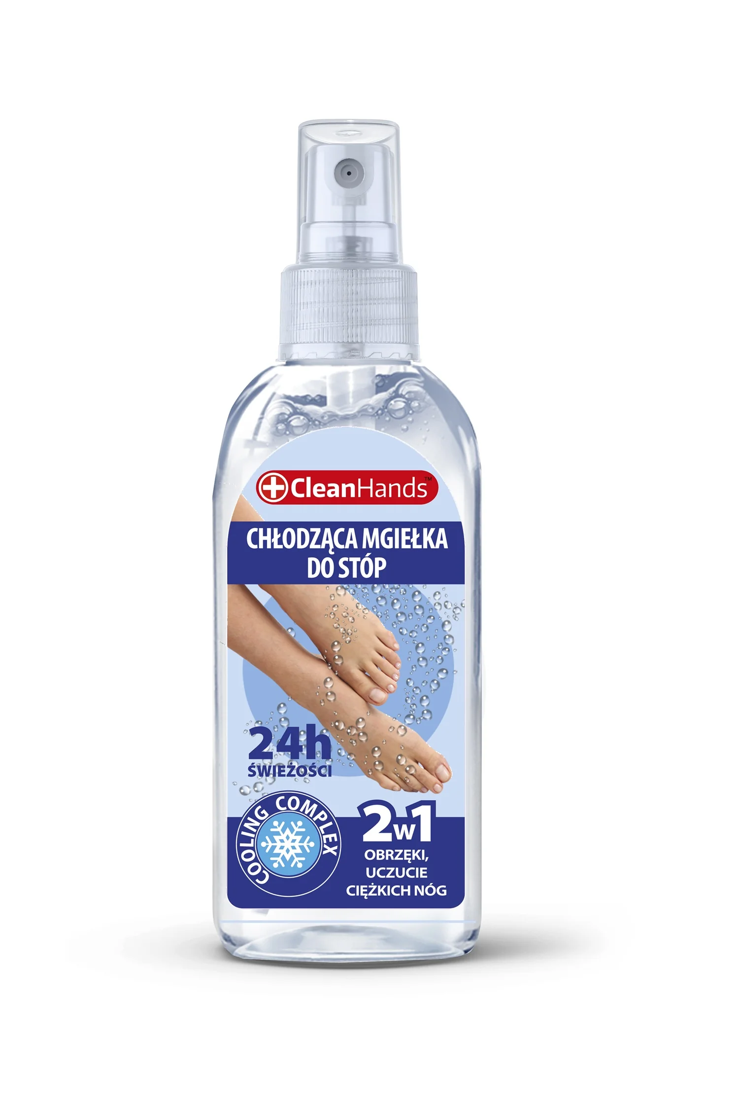 CleanHands chłodząca mgiełka do stóp, 100 ml