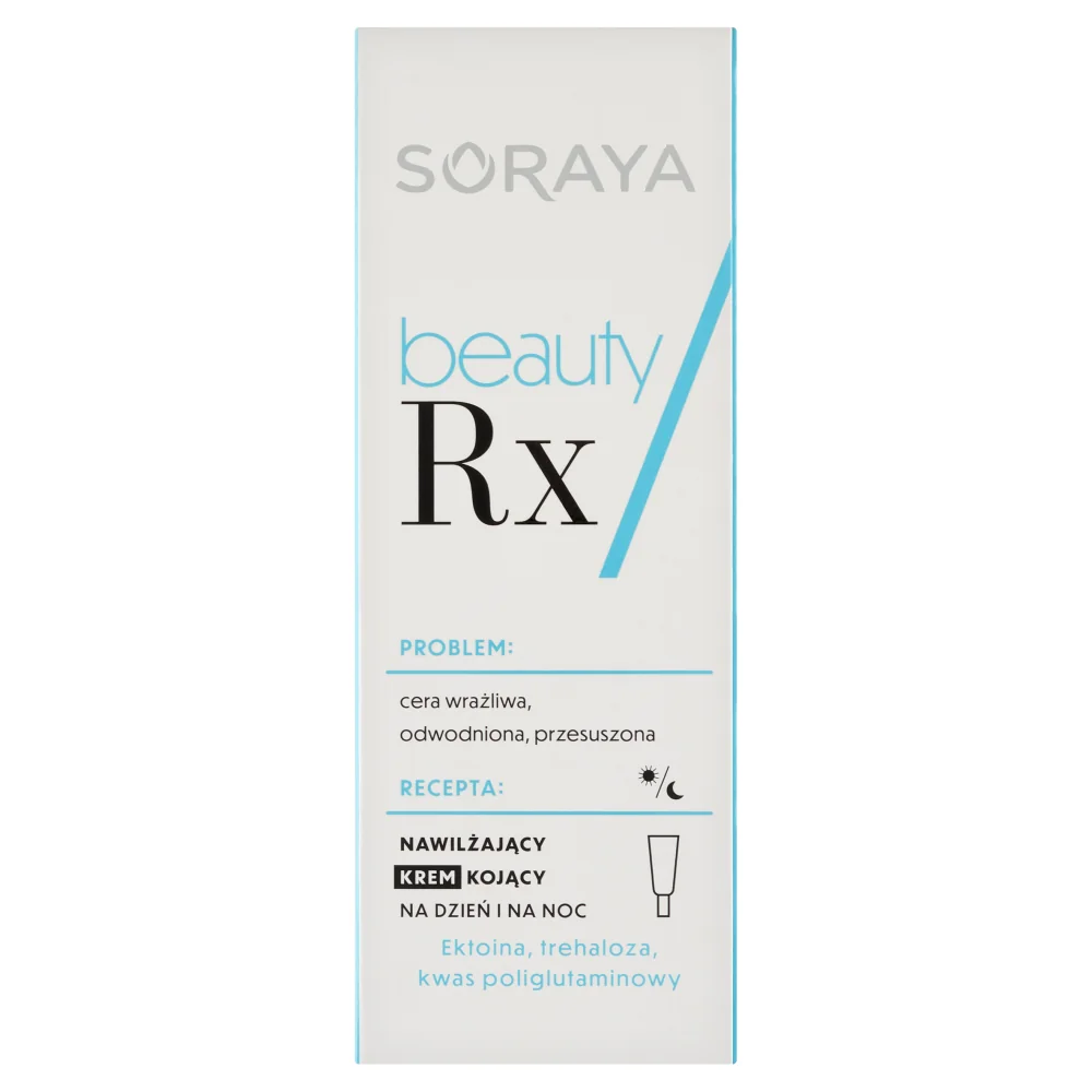 Soraya Beauty Rx nawilżający krem kojący na dzień i na noc, 50 ml