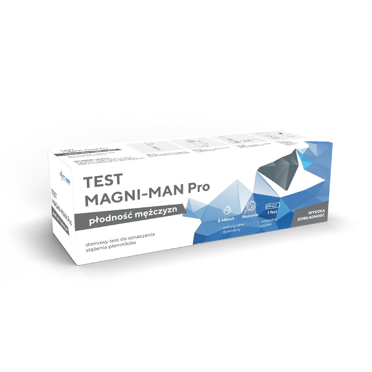 Test Magni-Man Pro domowy test do oznaczania poziomu plemników, 1 szt.