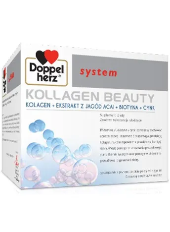 Doppelherz System Kollagen Beauty, 30 ampułek x 20 ml