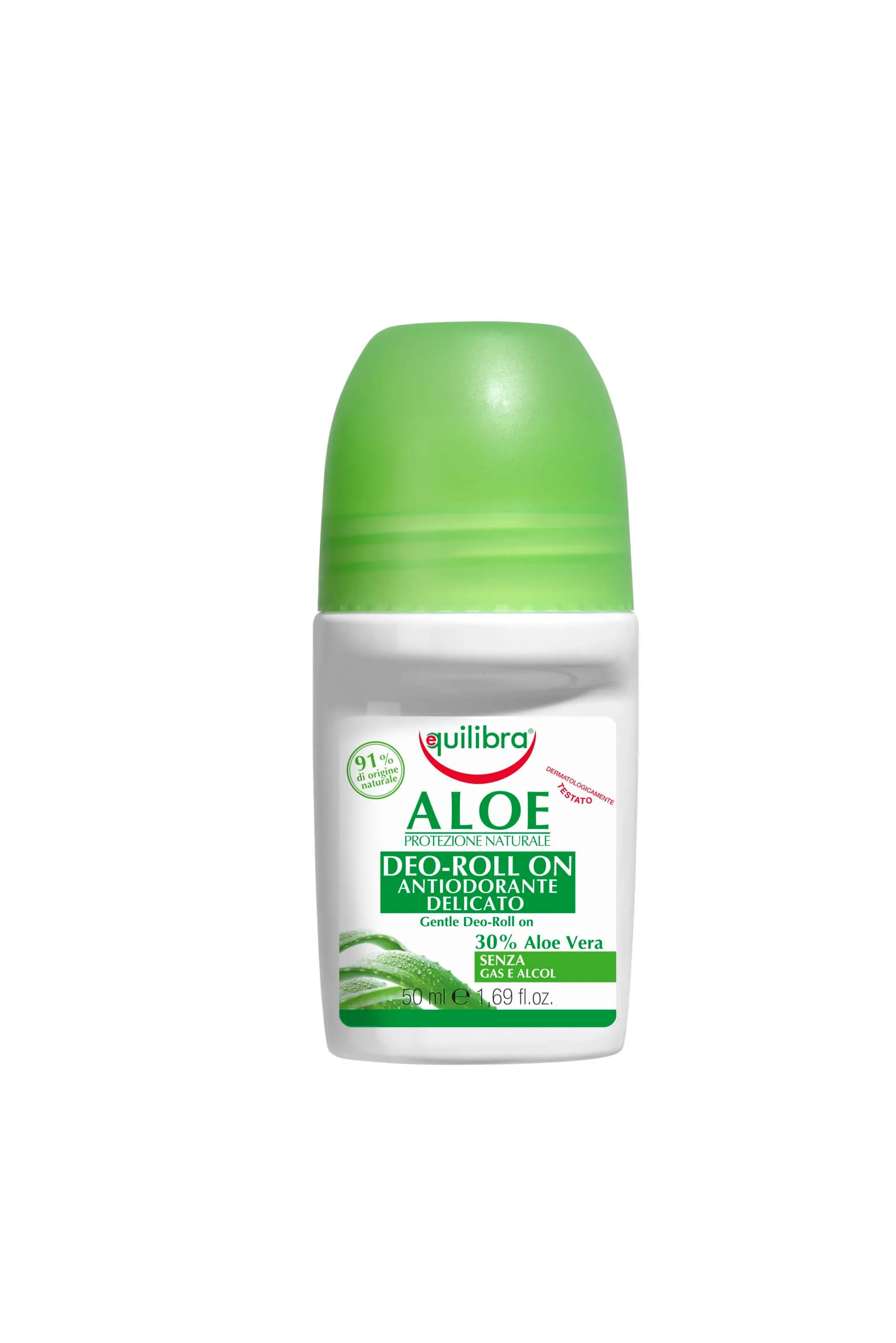 Equilibra Aloesowy, dezodorant w kulce, 50 ml