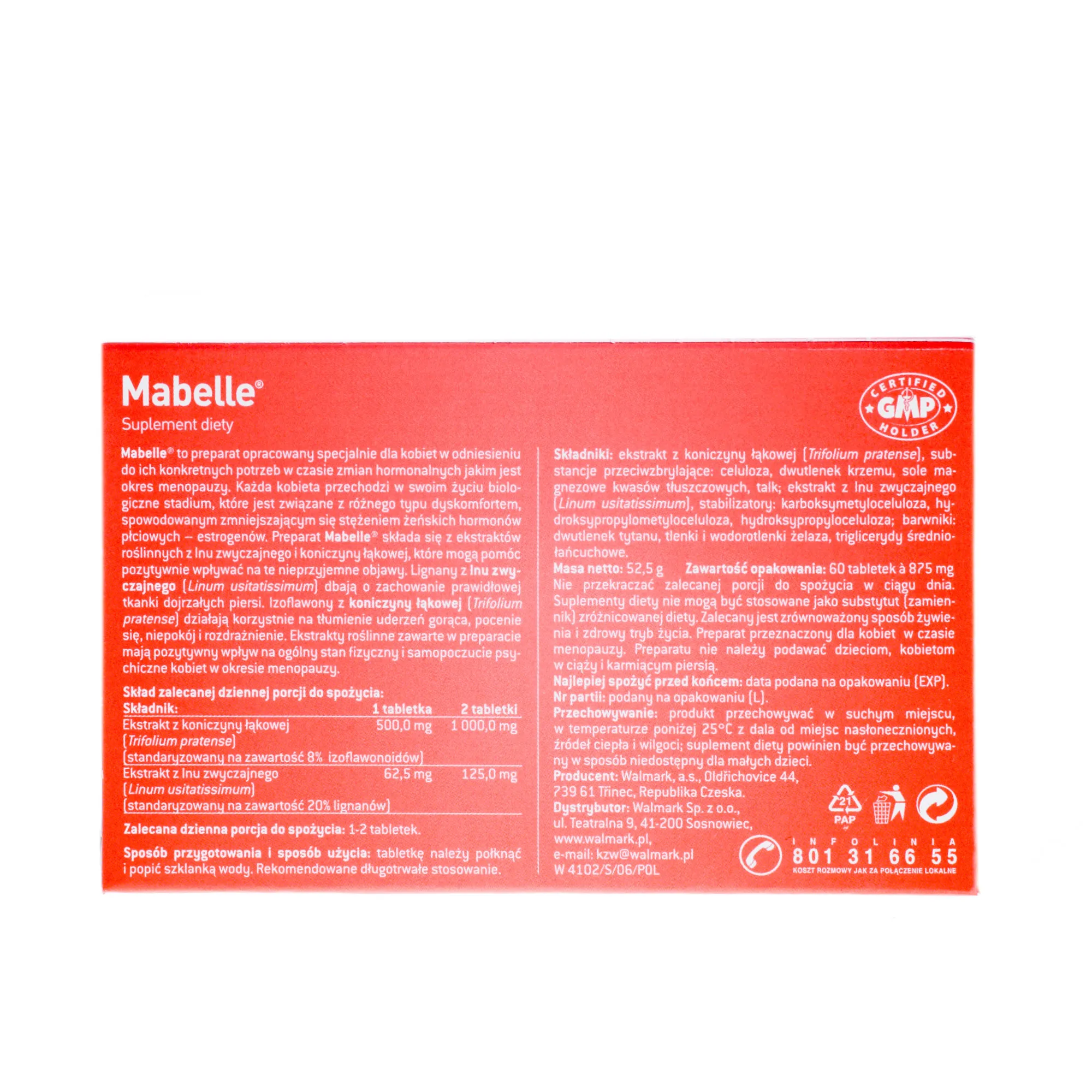 Mabelle, 60 tabletek 