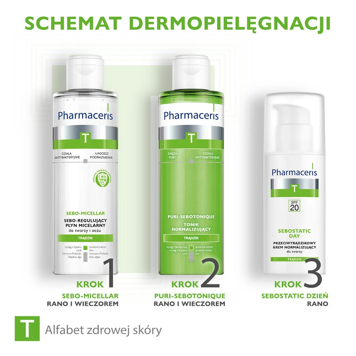 Pharmaceris T Sebostatic przeciwtrądzikowy krem normalizujący do twarzy SPF 20, 50 ml