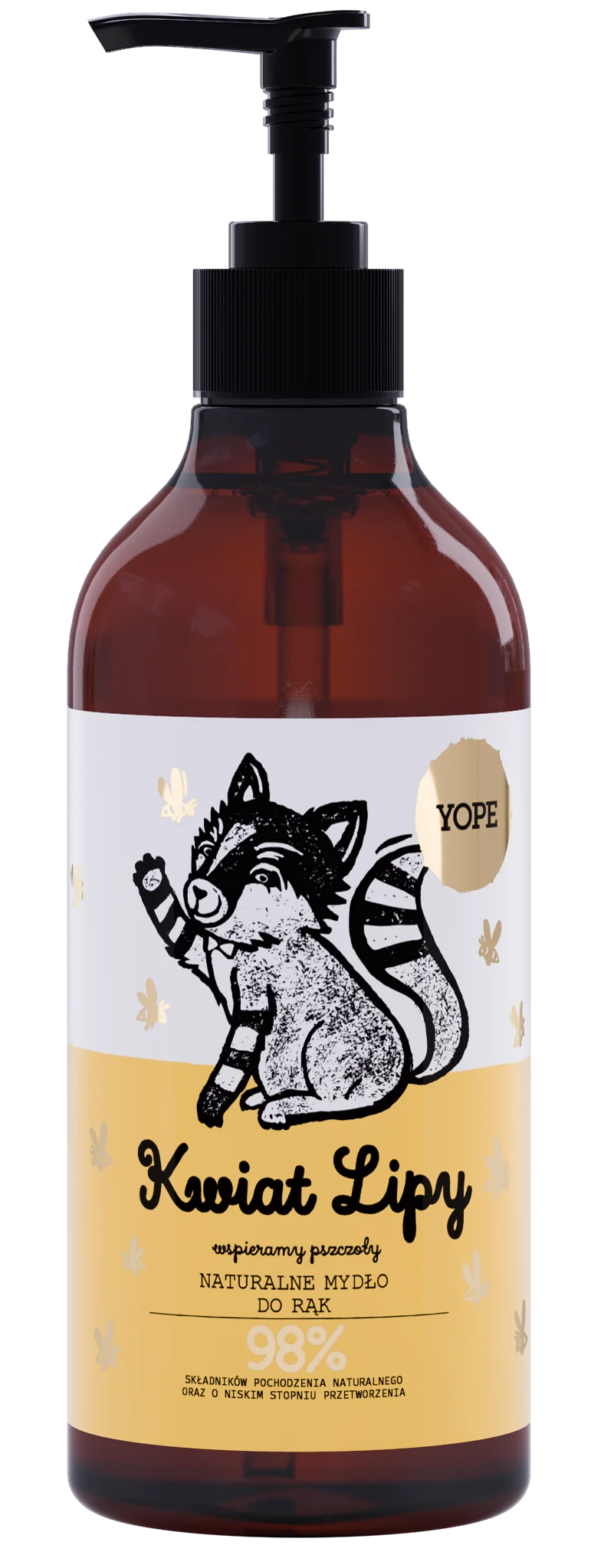 Yope Kwiat Lipy, naturalne mydło w płynie do rąk, 500 ml 