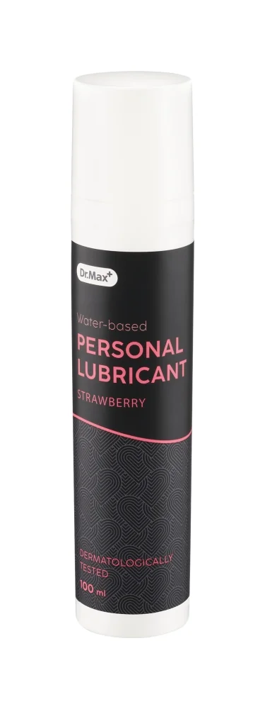 Lubrykant osobisty na bazie wody Dr. Max żel truskawkowy, 100 ml