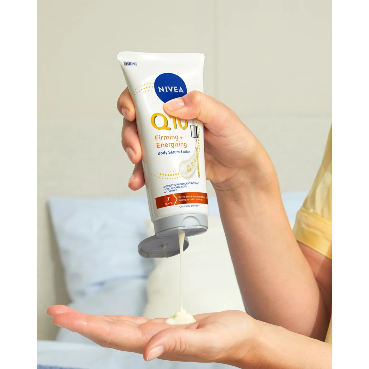 Nivea Q10 Ujędrniające + Energetyzujące serum-balsam do ciała, 200 ml