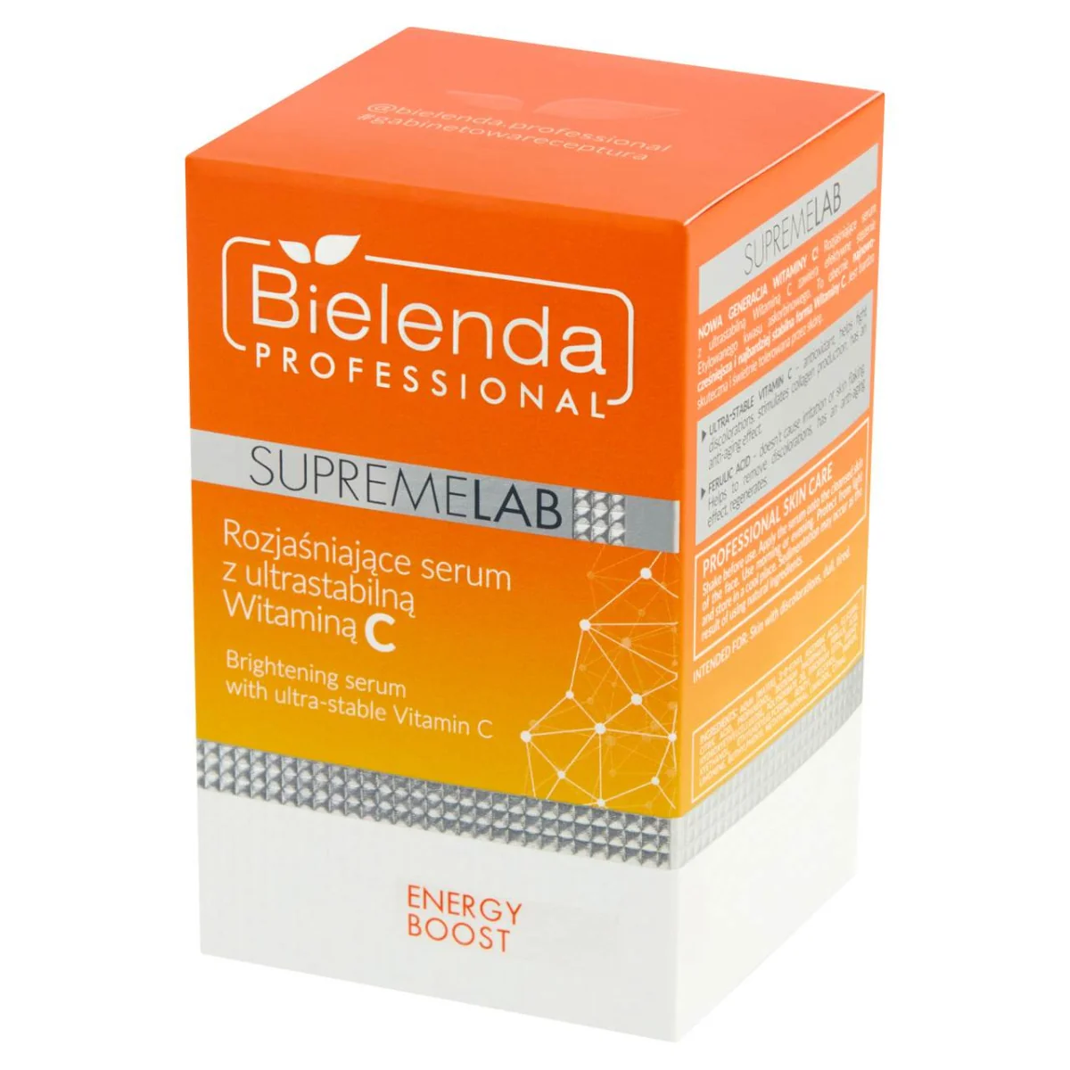 Bielenda Professional SupremeLab rozjaśniające serum z ultrastabilną witaminą C, 15 ml