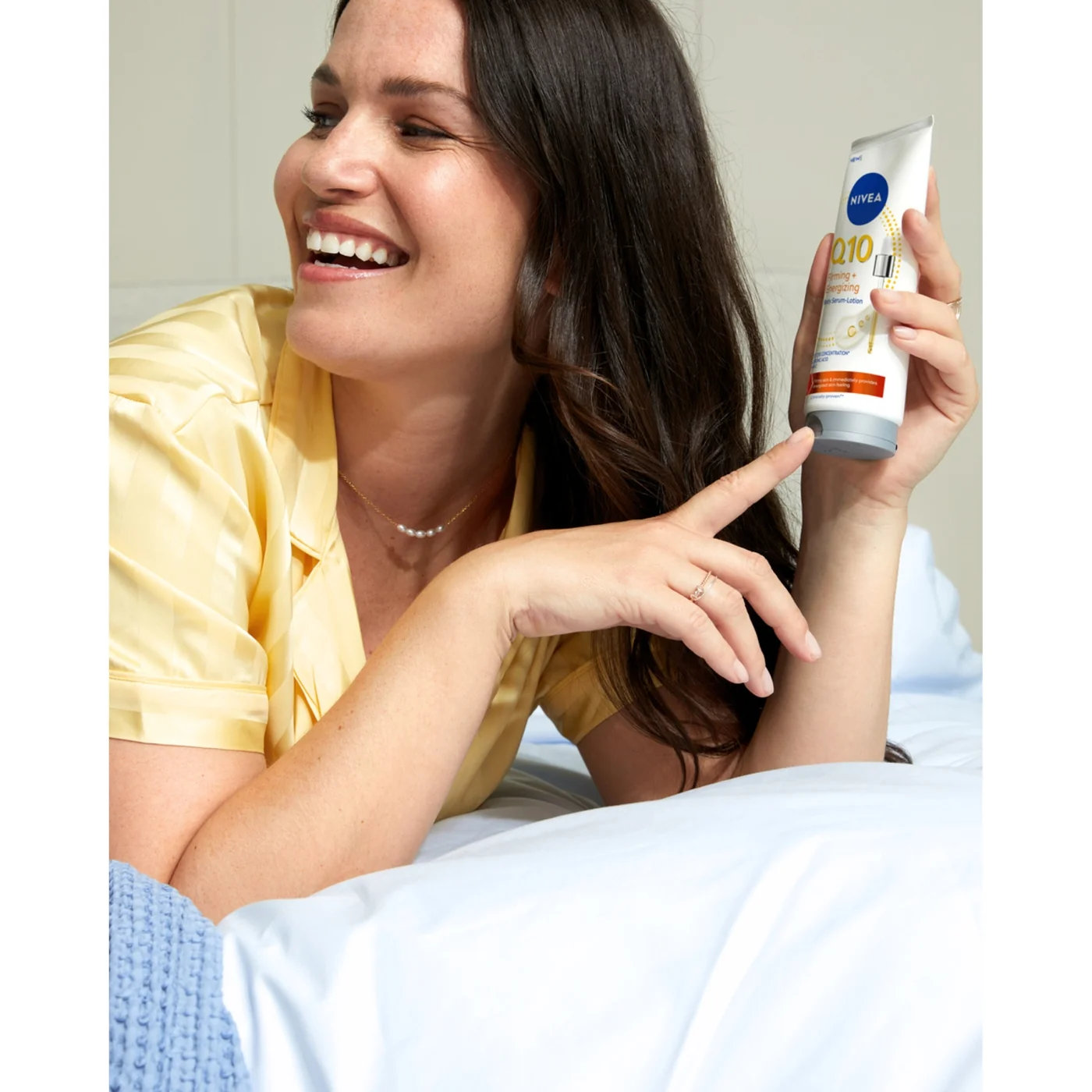 Nivea Q10 Ujędrniające + Energetyzujące serum-balsam do ciała, 200 ml