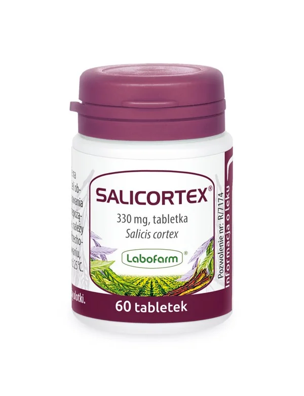 Salicortex 330 mg, 60 tabletek