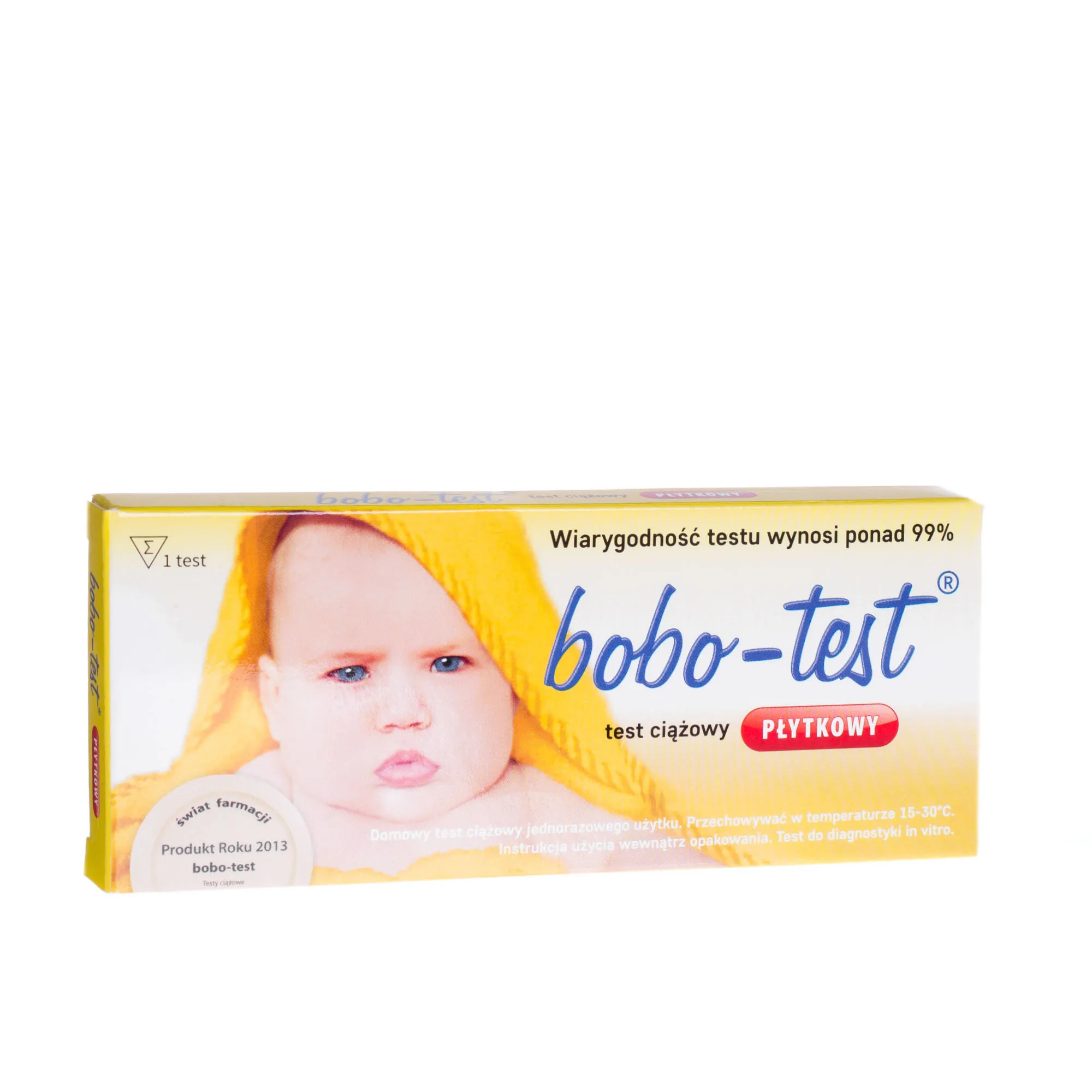 Bobo-test test ciążowy płytkowy, 1 szt. 