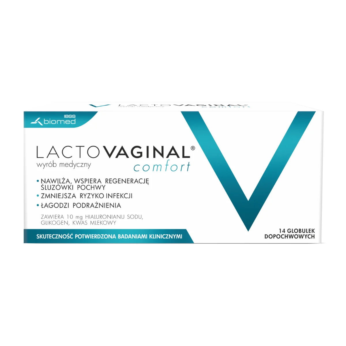 Lactovaginal Comfort globulki dopochwowe, 14 sztuk
