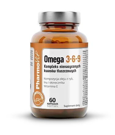 Pharmovit Omega 3-6-9, suplement diety, 60 kapsułek