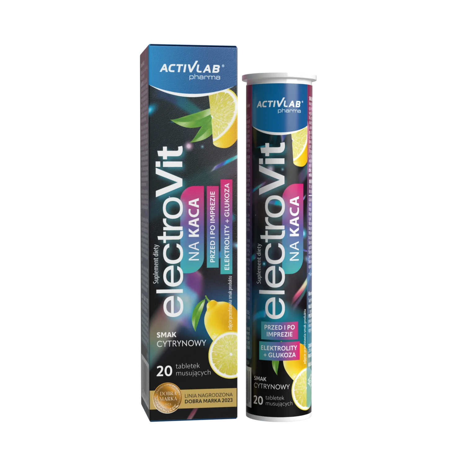 Activlab Pharma ElectroVit NA KACA cytryna, 20 tabletek musujących