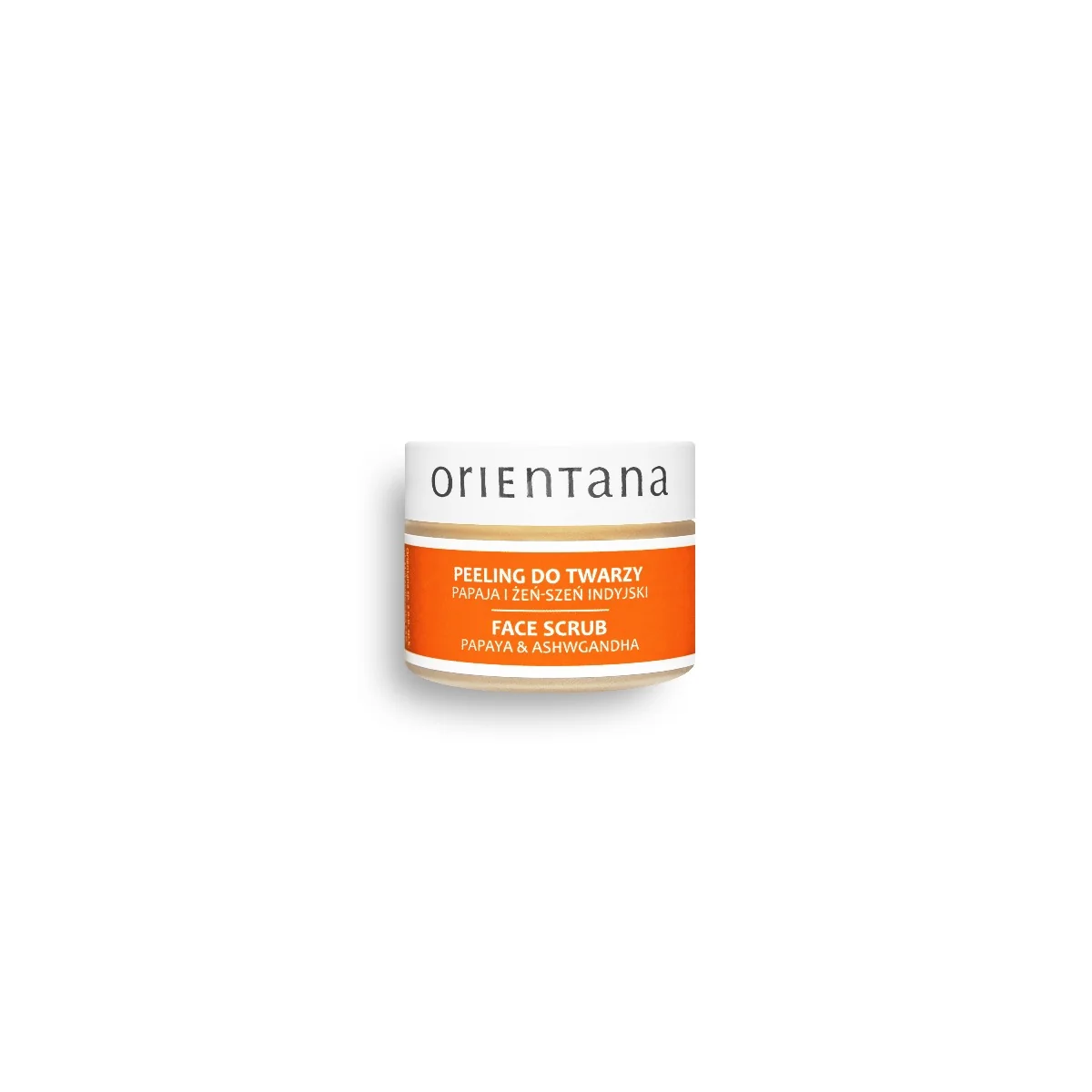 Orientana naturalny peeling do twarzy żeń-szeń i papaja, 50 g