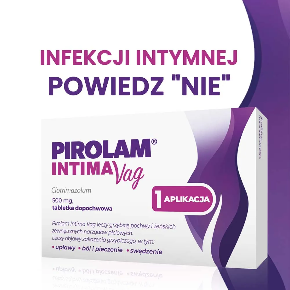 Pirolam Intima Vag 500 mg, 1 tabletka dopochwowa 