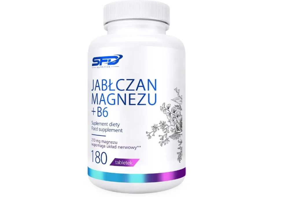 SFD Jabłczan Magnezu + B6 180 tabletek