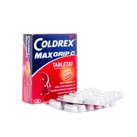 Coldrex Max Grip - 24 tabletki stosowane w leczeniu objawów przeziębienia i grypy