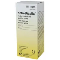 Keto-diastix, test paskowy, 50 sztuk