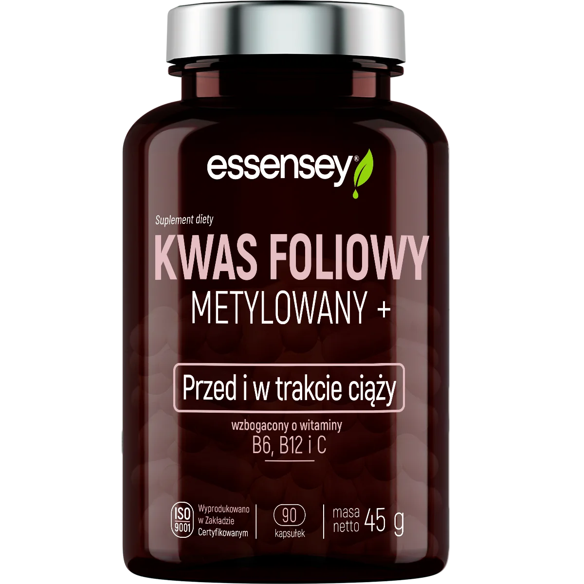 Essensey Kwas Foliowy Metylowany+ 90 kapsułek