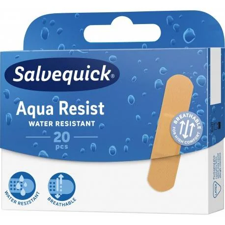 Salvequick Aqua Resist plastry, 20 szt.