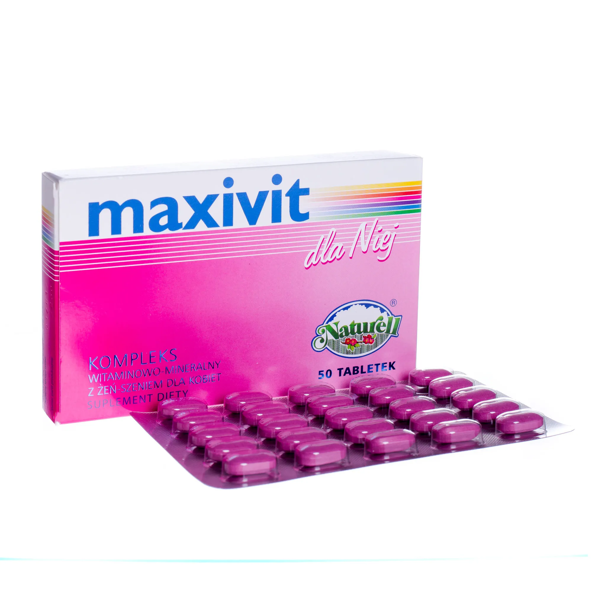 Maxivit dla niej, suplement diety, 50 tabletek 