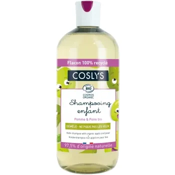 Coslys Kids organiczny szampon dla dzieci Jabłko i Gruszka, 500 ml 