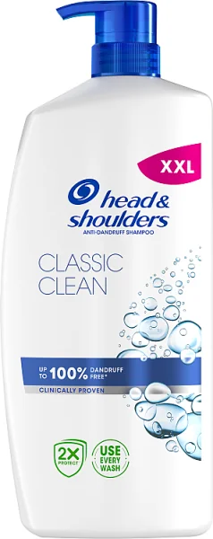 Head & Shoulders Classic Clean codzienny szampon przeciwłupieżowy, 800 ml (z pompką)