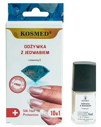 Kosmed odżywka do paznokci z jedwabiem, 9 ml
