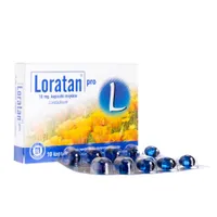 Loratan Pro  10 mg - lek łagodzacy objawy alergii, 10 kaps.