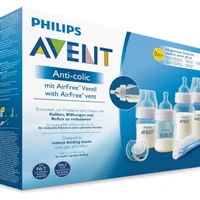Avent, zestaw butelek antykolkowych z nakładką AirFree 0m+ SCD807/00