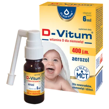 D-Vitum 400 j.m., aerozol doustny, 6 ml 