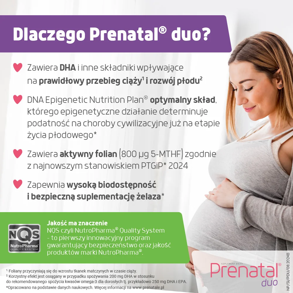 Prenatal Duo 60 kapsułek żelowych + 30 tabletek