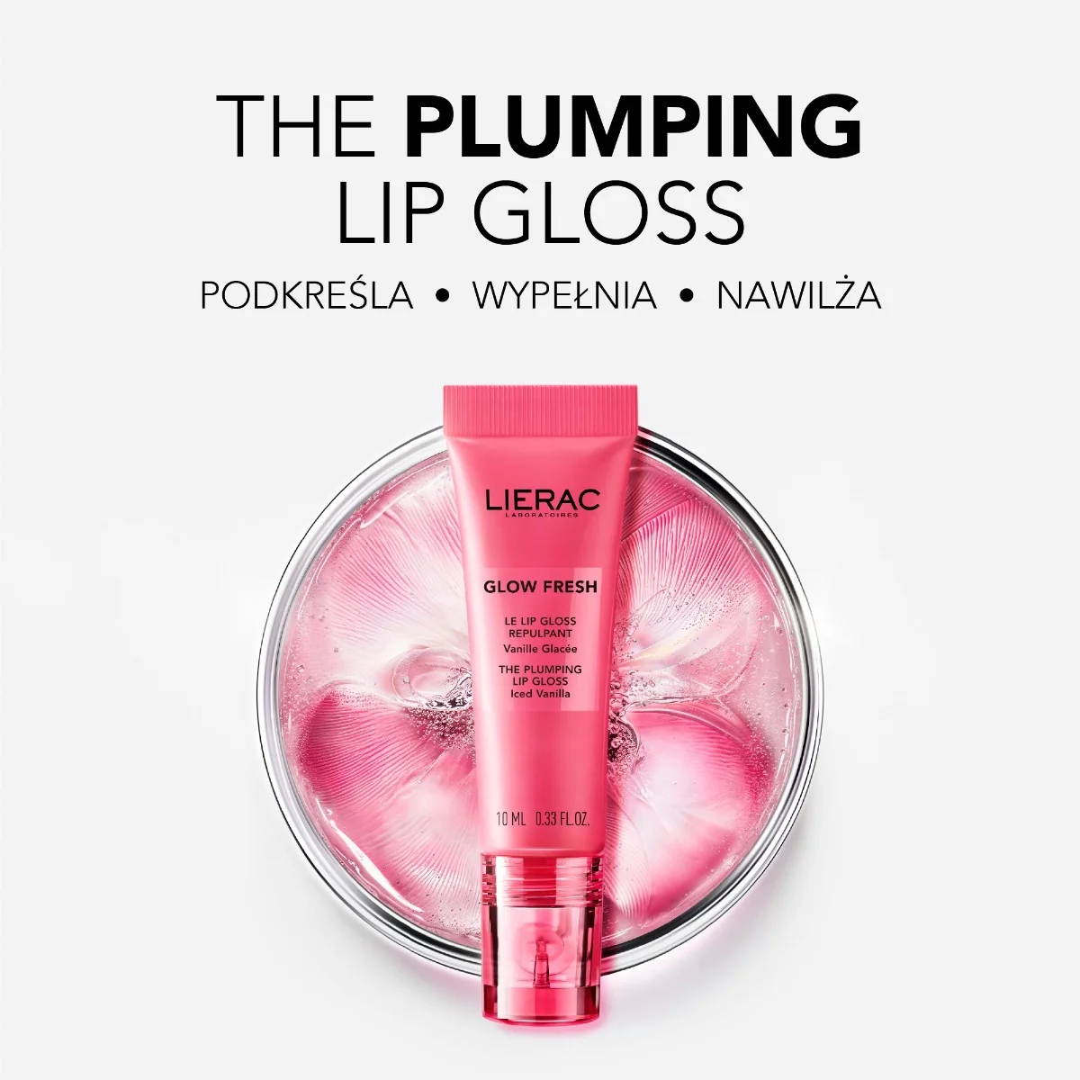 Lierac Glow Fresh błyszczyk powiększający usta, 10 ml