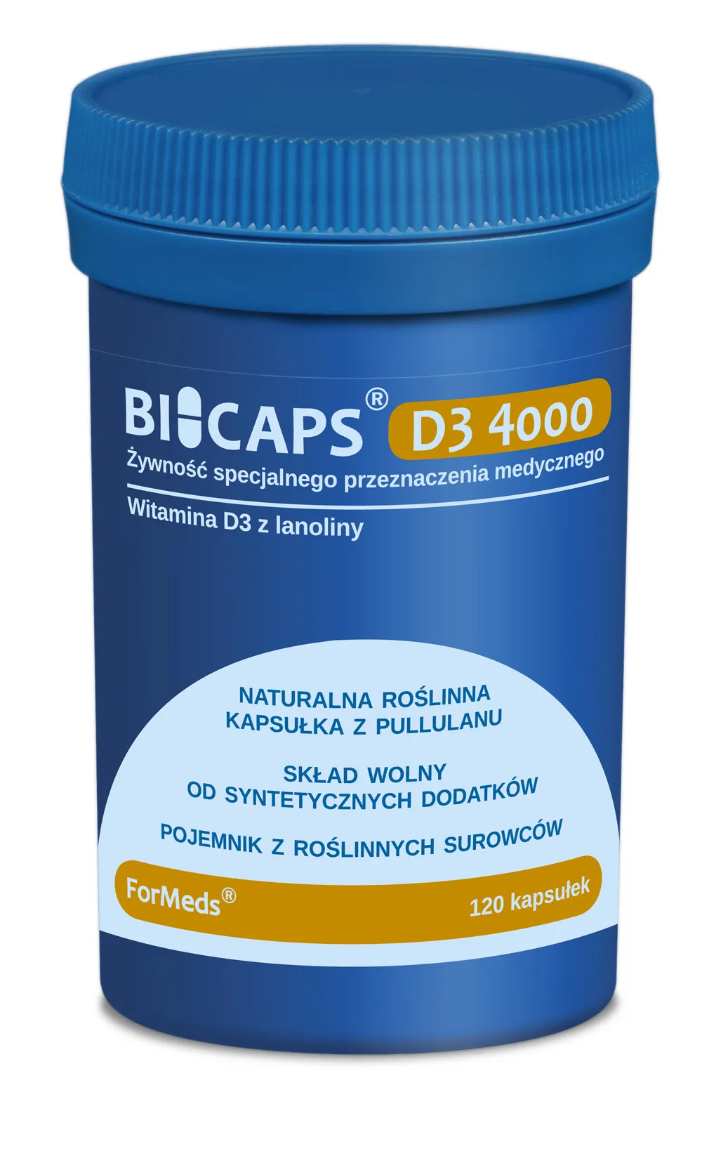 Formeds, Biocaps D3 4000IU, 120 kapsułek