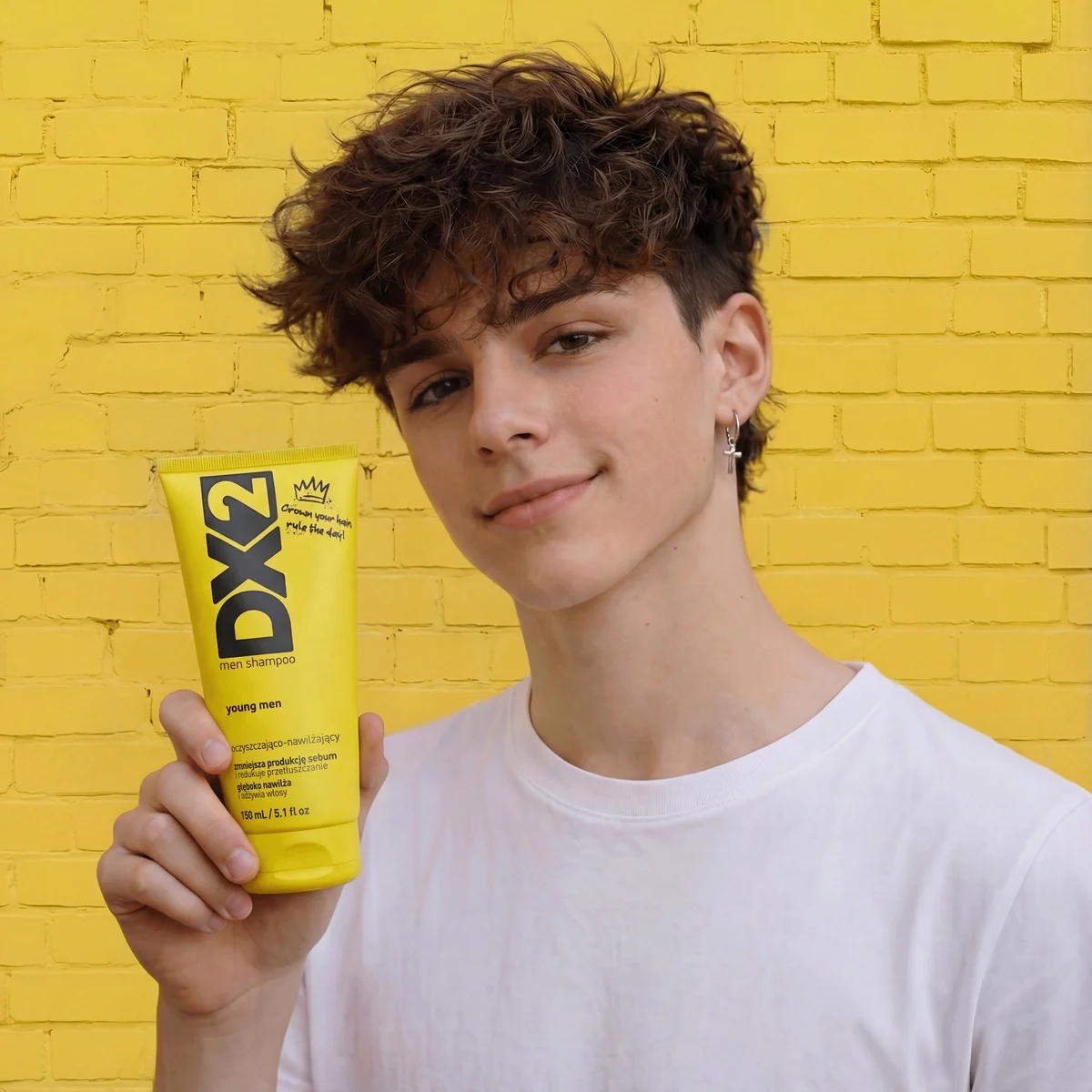 DX2 Young Men szampon dla mężczyzn, oczyszczająco-nawilżający 150 ml
