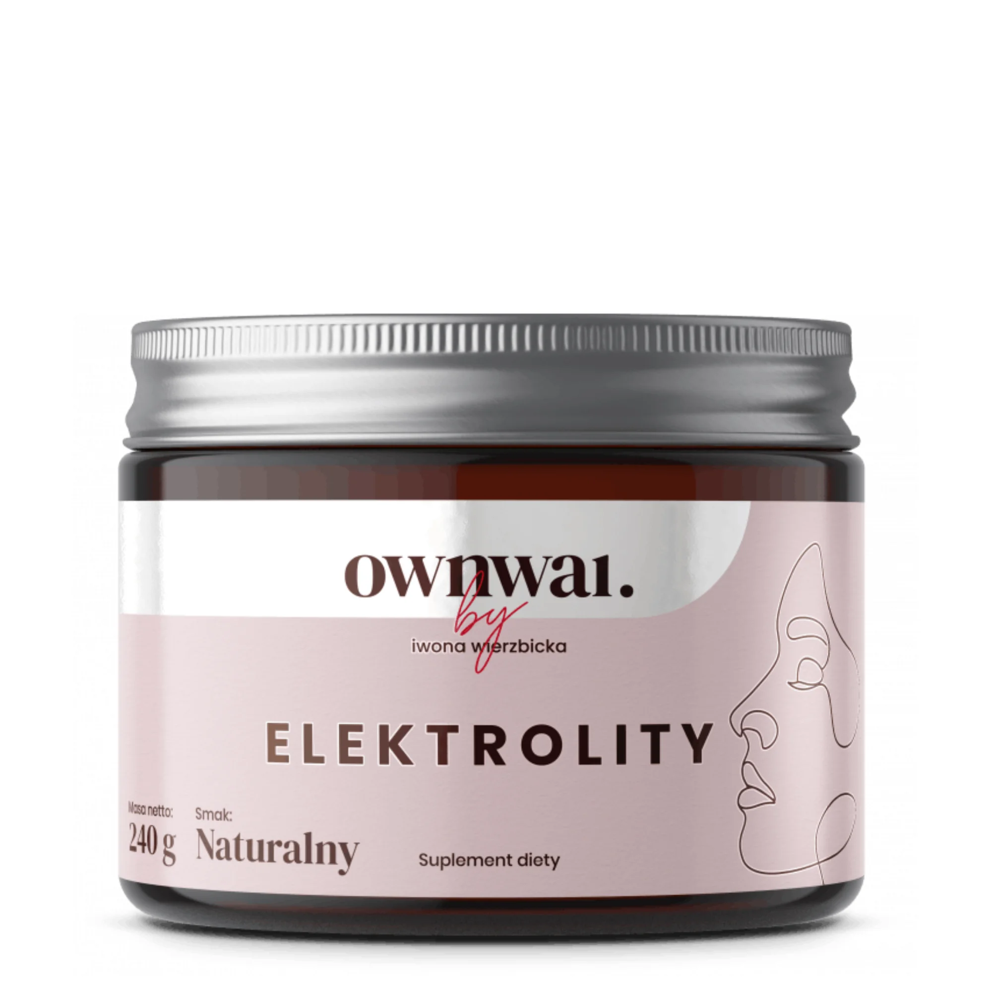 Ownwai Elektrolity smak naturalny, 240 g