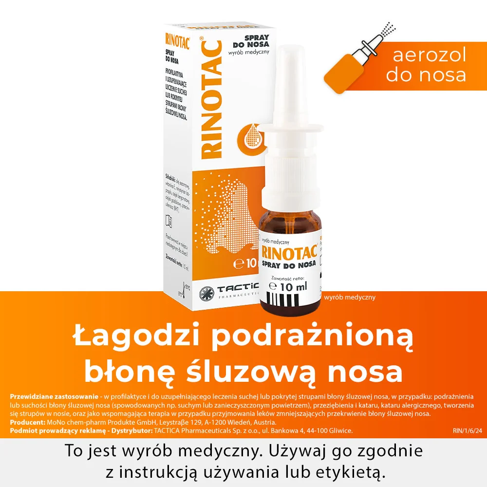 Rinotac spray do nosa, 10 ml