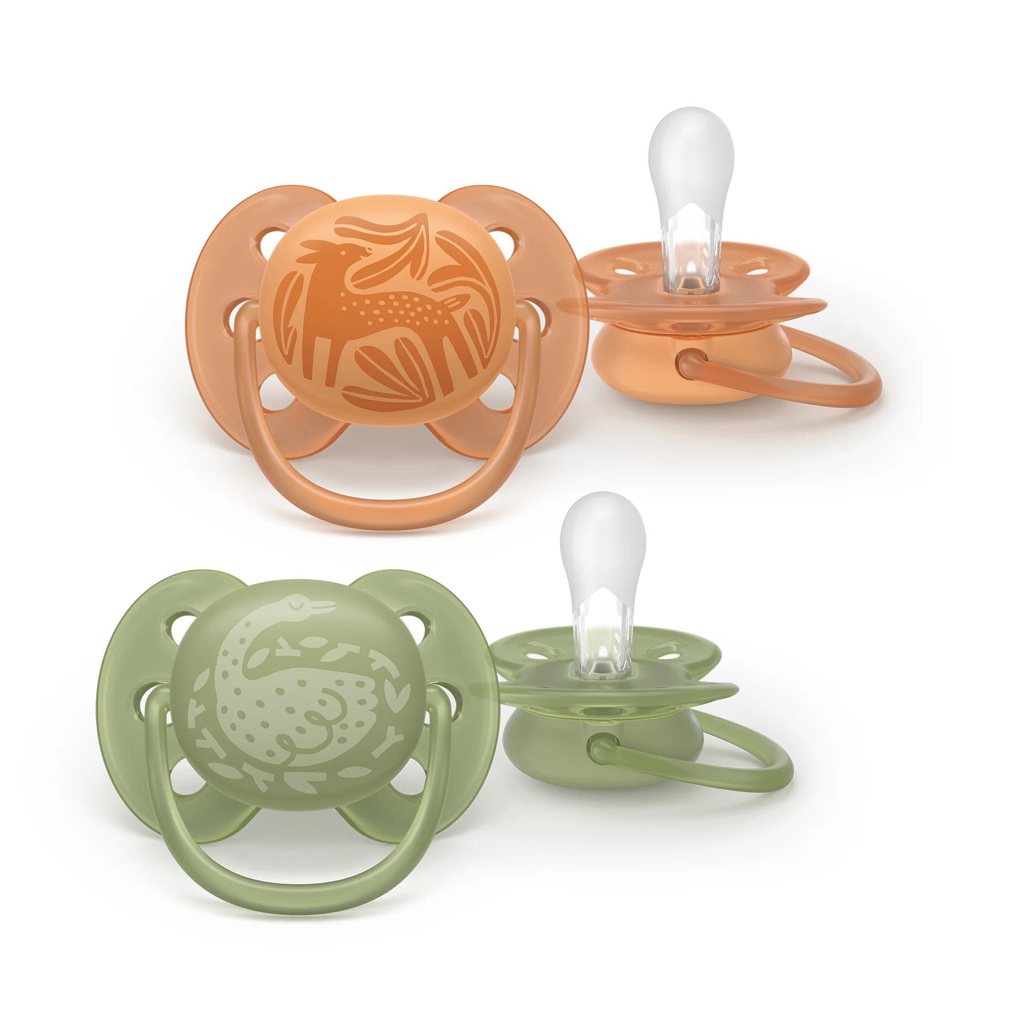Philips Avent Ultra Soft ortodontyczny smoczek uspokajający 18m+, 2 sztuki