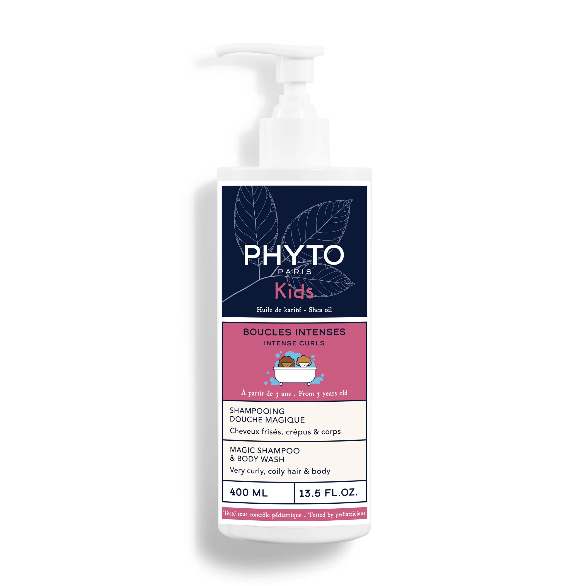 Phyto Kids łagodny szampon do mycia włosów i ciała, 400 ml