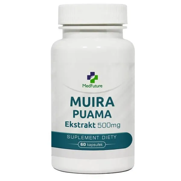 Muira puama, ekstrakt 500 mg, 60 kapsułek