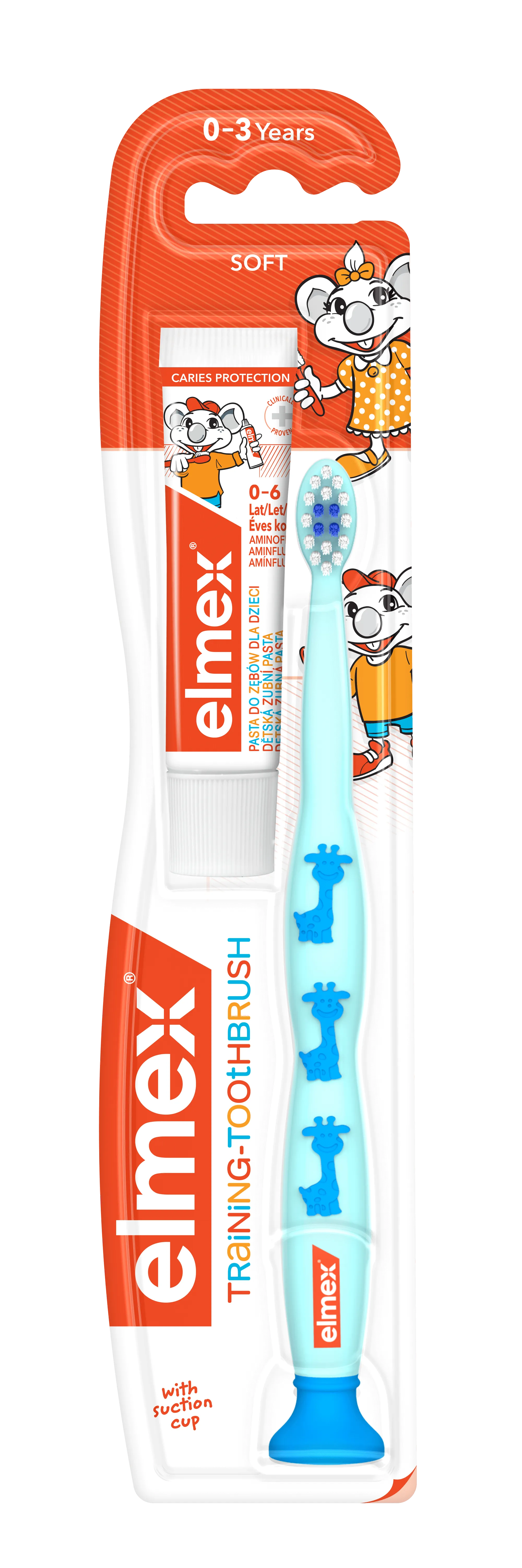 Elmex, szczoteczka od zębów dla dzieci 3-6 lat, miękka, 1 sztuka