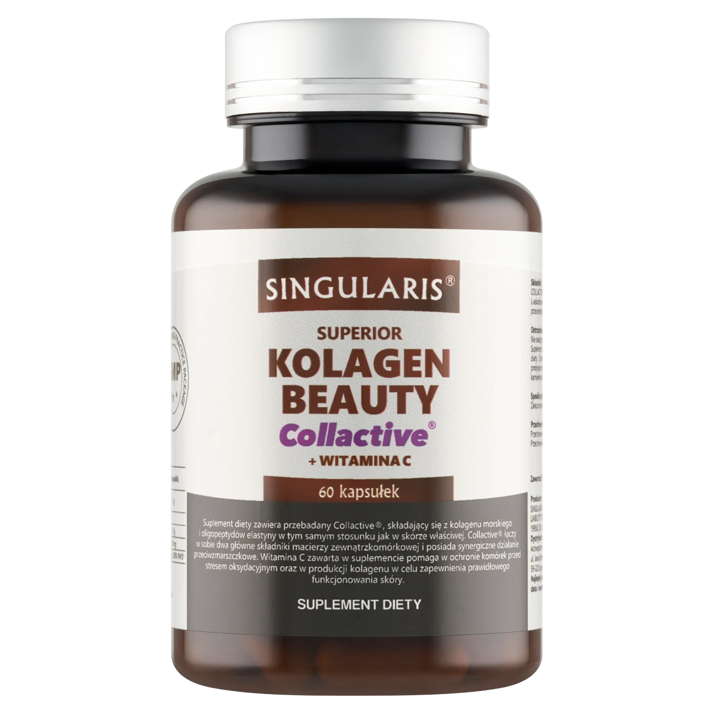 Singularis Superior Kolagen Beauty Collactive + Witamina C 60 kapsułek