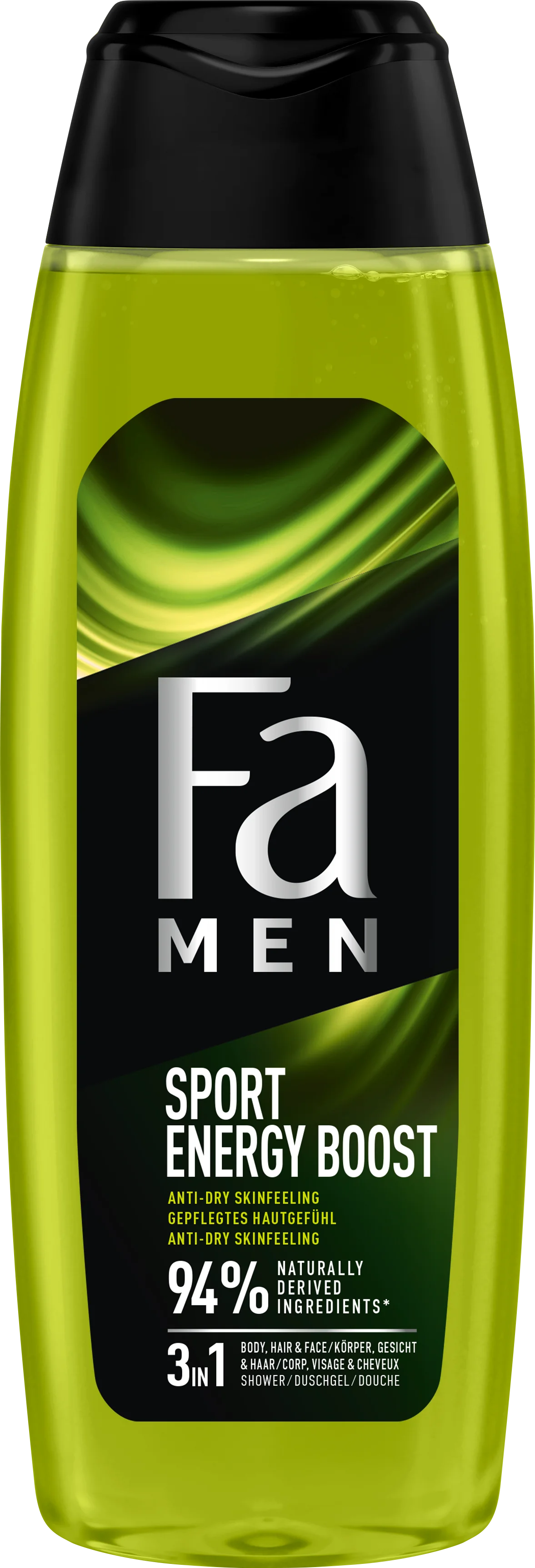 Fa Men Sport Energy Boost żel pod prysznic 3w1, 750 ml