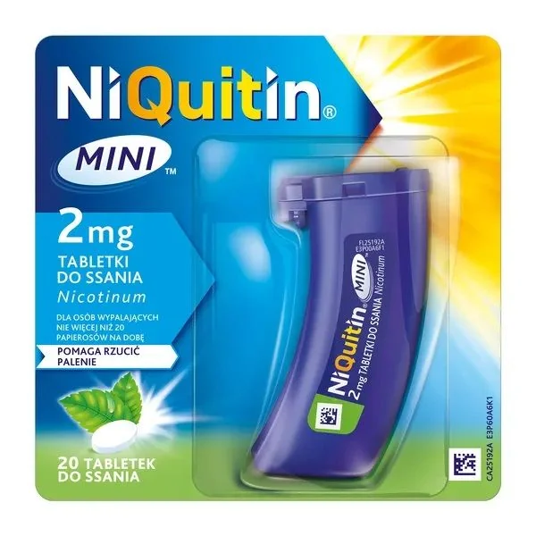NiQuitin MINI 2mg 20 szt