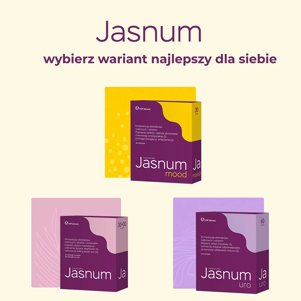 Jasnum Mood suplement diety, 30 kapsułek