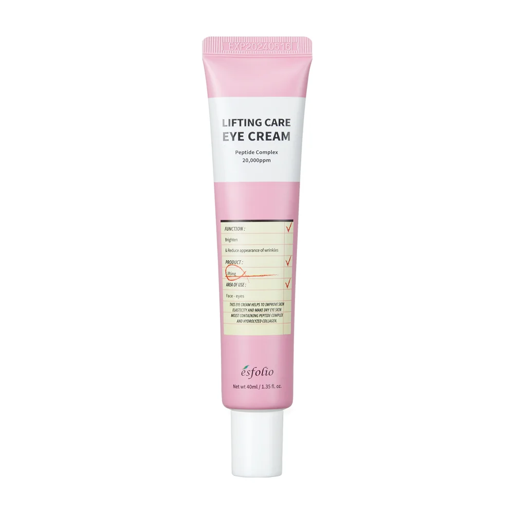Esfolio przeciwzmarszczkowy krem pod oczy z peptydami, 40 ml